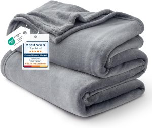 Bedsure GentleSoft Fleece Bed Blank...