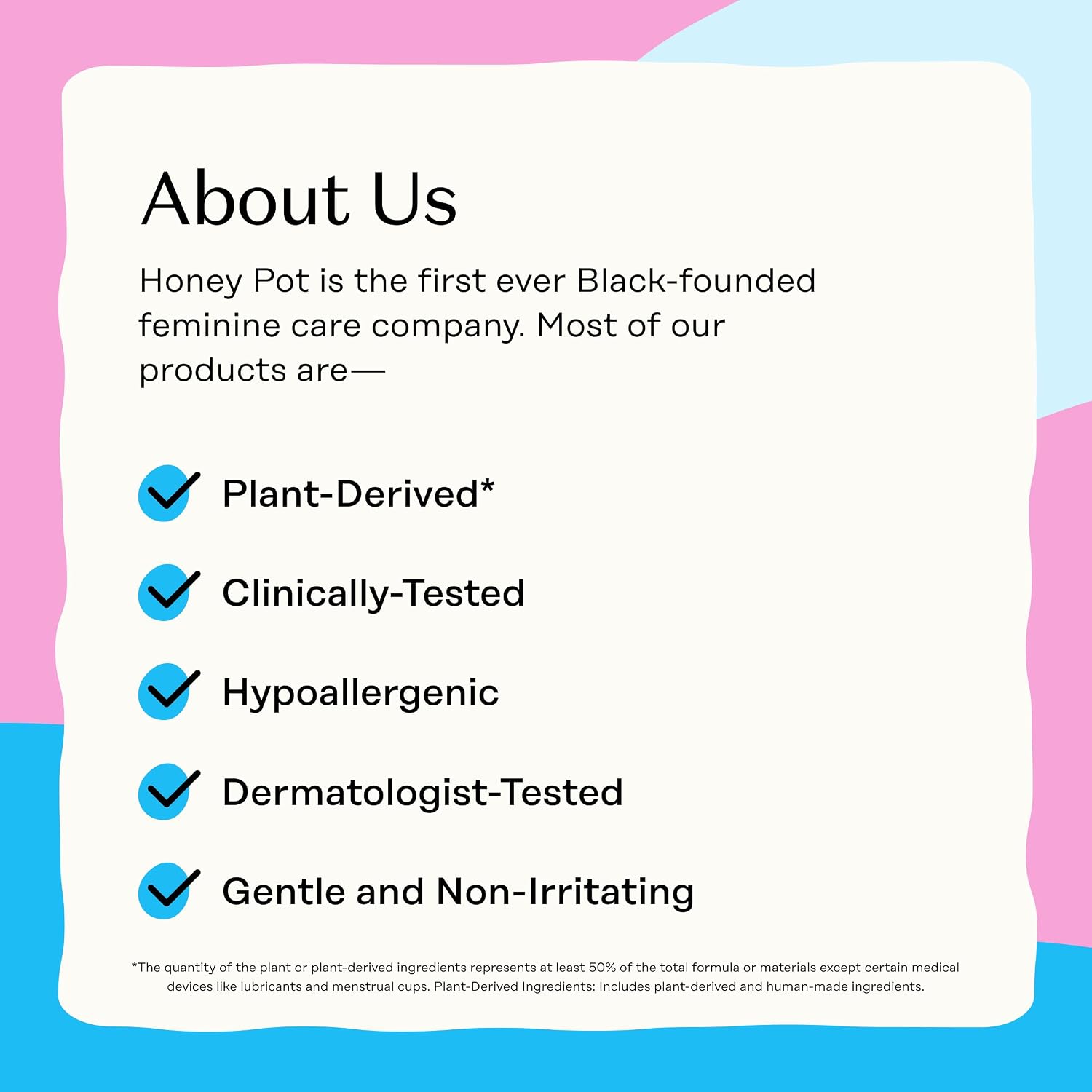 The Honey Pot Company - Feminine Wipes - Sensitive - pH Balanced | Herbal Infused Plant-Based Feminine Care for Sensitive Skin - Cleansing Wipes for Women - 30ct - Image 9
