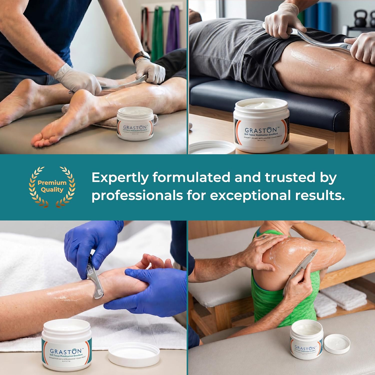 Graston Technique Vitamin E Cream, 4oz IASTM Massage Lotion, 6-Pack | Vitamin E emollient for physical therapy, massage recovery, and soft tissue mobilization - Image 5