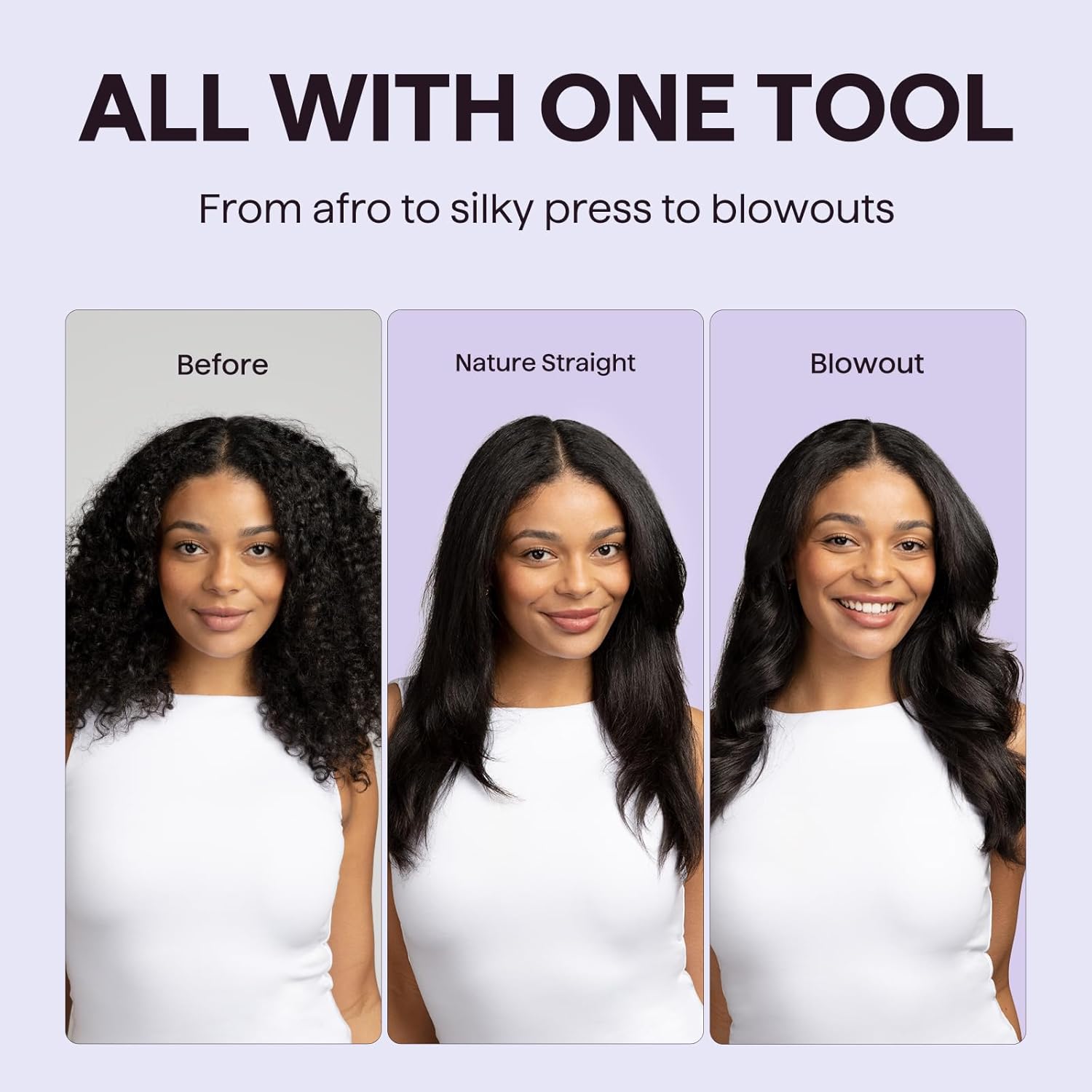 Wavytalk Thermal Brush Blowout Boost 1.5″ Heat Round Brush for Blowout Look | Negative Ion Technology, Tourmaline Ceramic, 5 Temperature Settings Dual Voltage, Less Damage, Rose Gold - Image 2