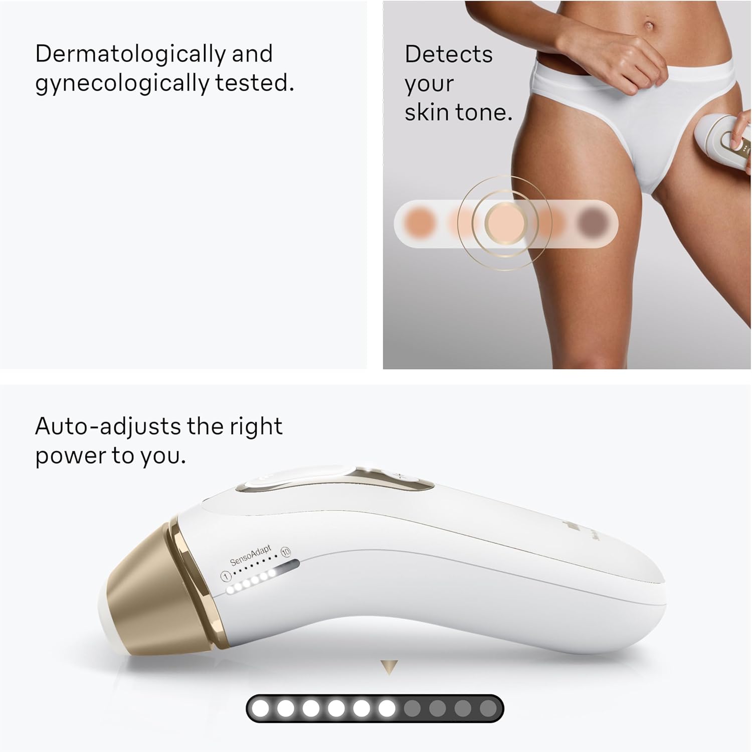 Braun IPL, Silk·Expert Pro 5, IPL Hair Removal for Women and Men, Permanent Laser Hair Reduction At-Home, 2 Heads, Pouch, Venus Razor, IPL5157 - Image 6