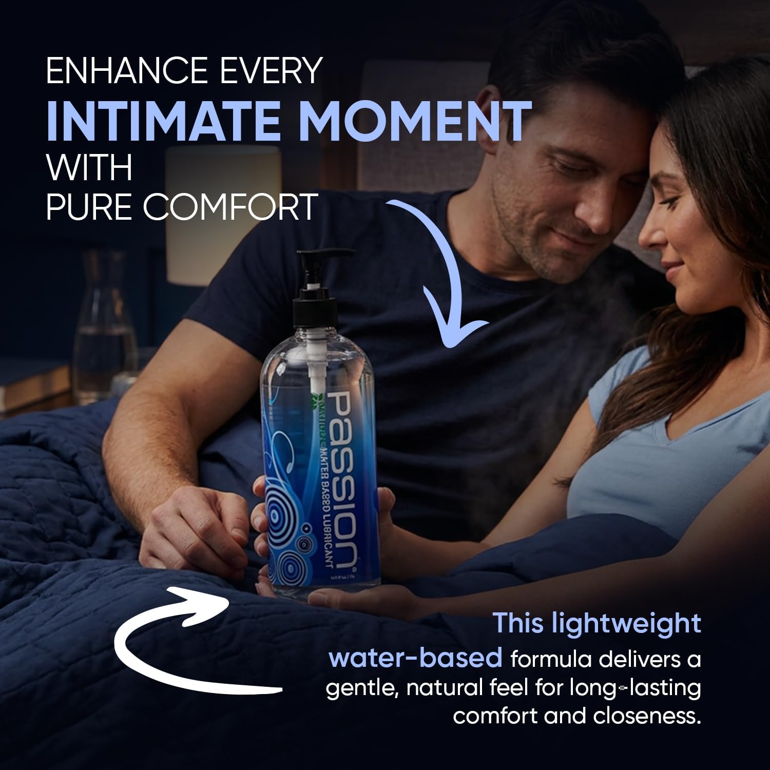 Passion Natural Water-Based Personal Lubricant, for Men & Women - 16 Fl Oz - Image 3