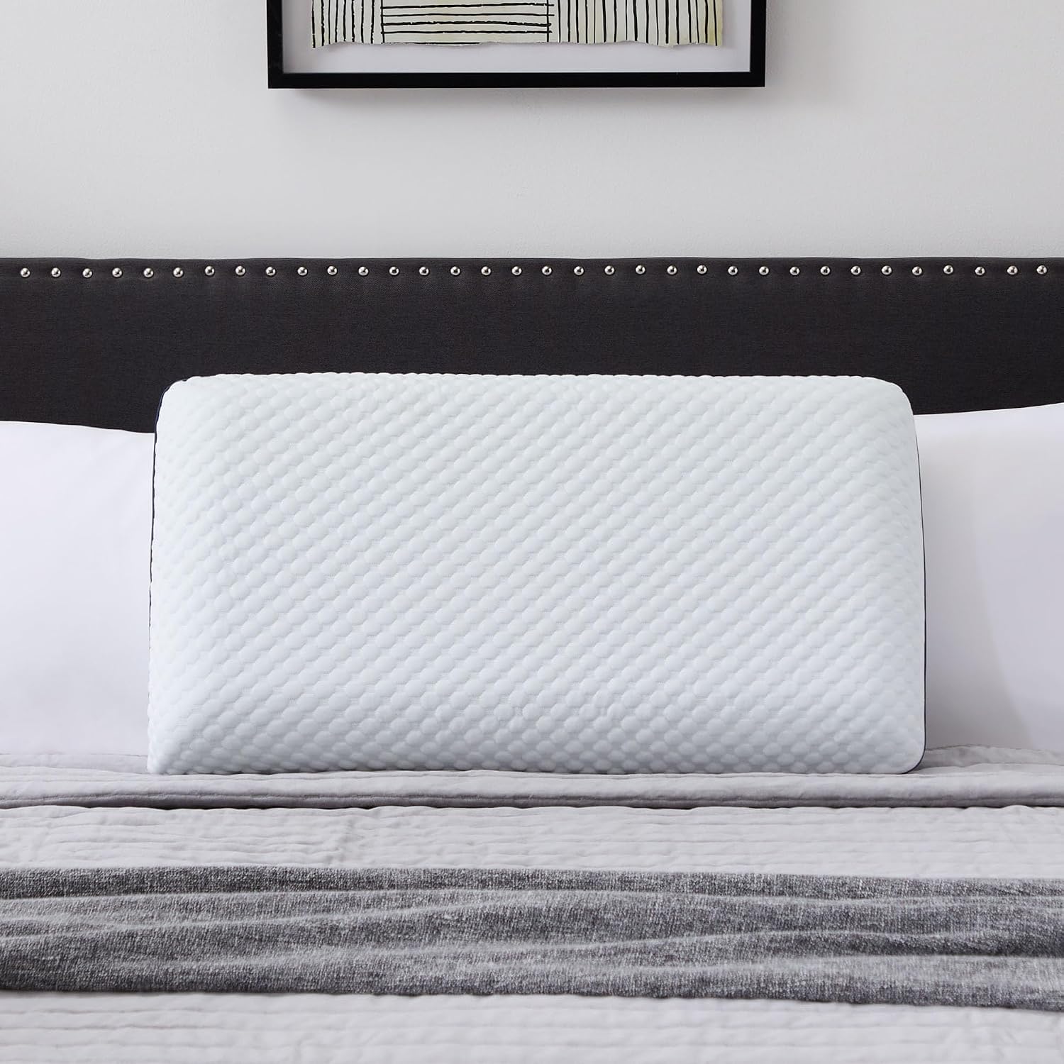 Weekender Cooling Gel Memory Foam Pillow for Sleeping – Standard Size, Ventilated Cooling Pillow for Side & Back Sleepers, Neck & Shoulder Support, Medium Firm, Washable Cover - Image 9