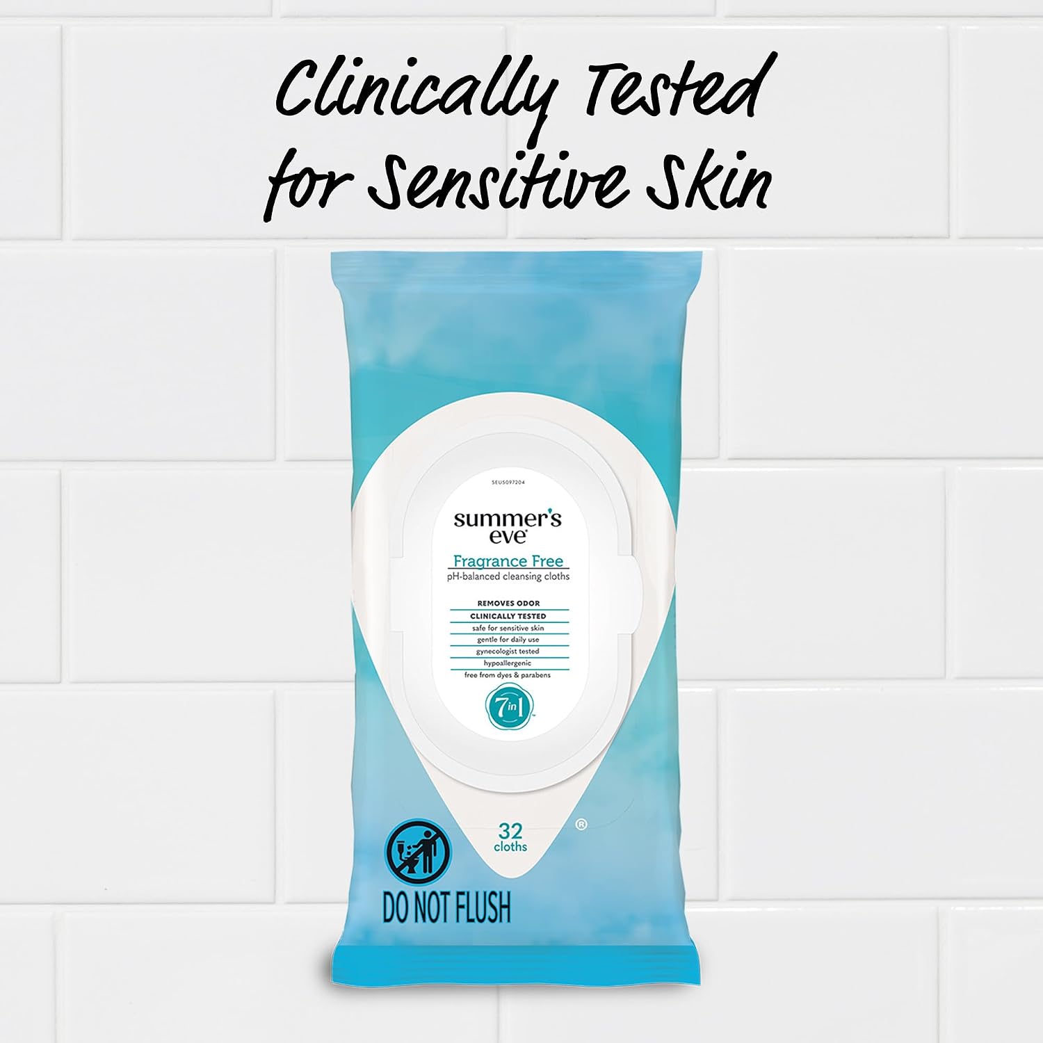 Summer's Eve Feminine Wipes, Fragrance Free, Vaginal Wipes with Gentle pH-Balanced Micellar Water Formula, Feminine Care to Help Remove Vaginal Odor, Gynecologist Tested, 32 Wipes, 4 Pack - Image 6