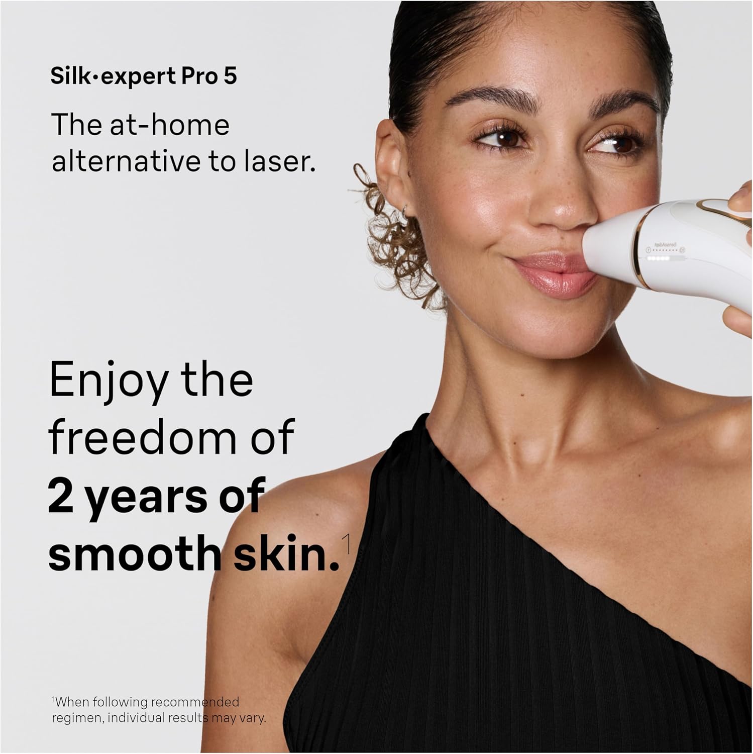 Braun IPL, Silk·Expert Pro 5, IPL Hair Removal for Women and Men, Permanent Laser Hair Reduction At-Home, 2 Heads, Pouch, IPL5137 - Image 2