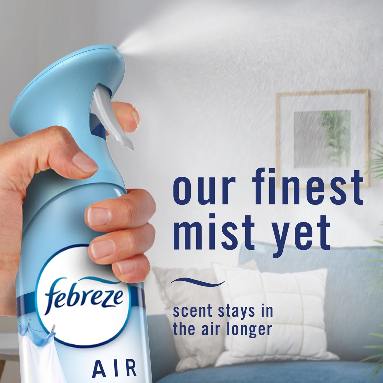Febreze Air Mist, Air Freshener, Odor Fighting Room Spray, Deodorizer for Home Bathroom Kitchen Office Apartment, Soothe & Restore, Refresh & Energize, Romance & Desire Variety Pack, 8.1oz (Pack of 3) - Image 6