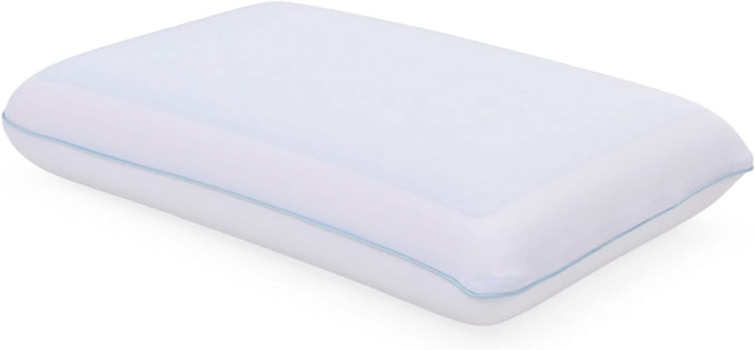 Cool Gel Cooling Pillow for Sleeping, Standard Size Cooling Memory Foam Pillow for Hot Sleepers, Reversible Ergonomic Design, Pressure Relief, Spine Alignment, Side, Back Contouring Support - Image 6
