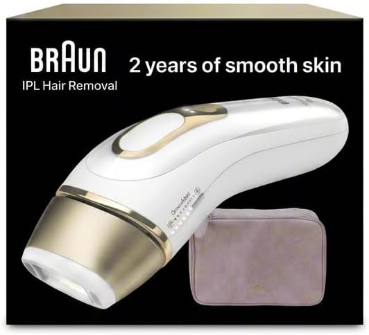 Braun IPL, Silk·Expert Pro 5, IPL Hair Removal for Women and Men, Permanent Laser Hair Reduction At-Home, 1 Head, IPL5100