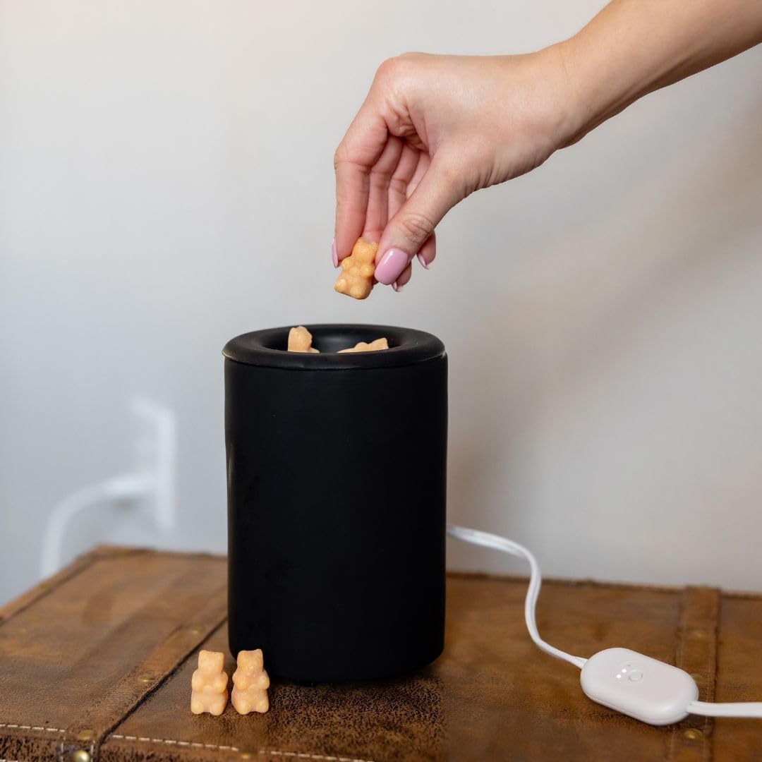Happy Wax Black Mod Warmer for Scented Wax - Large Wax Warmer with Timer. Perfect Wax Melter for Scented Wax Melts - Image 4