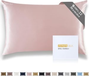 ZIMASILK 22 Momme 100% Silk Pillowc...