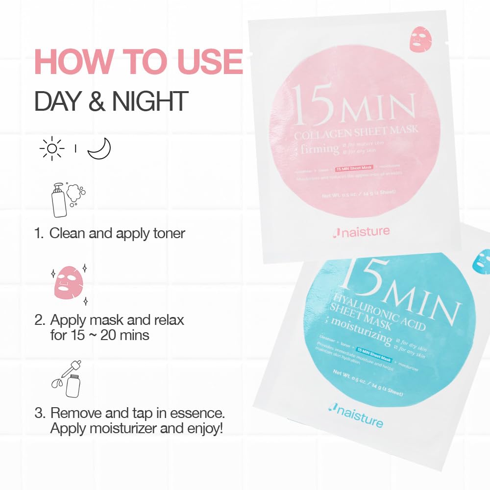 15 Min Pamper Me Kit Korean Spa Skincare Gift Set for Women-Head to Toe with Hair, Face, Eye, Hand, & Foot Masks (7 pcs) - Image 4