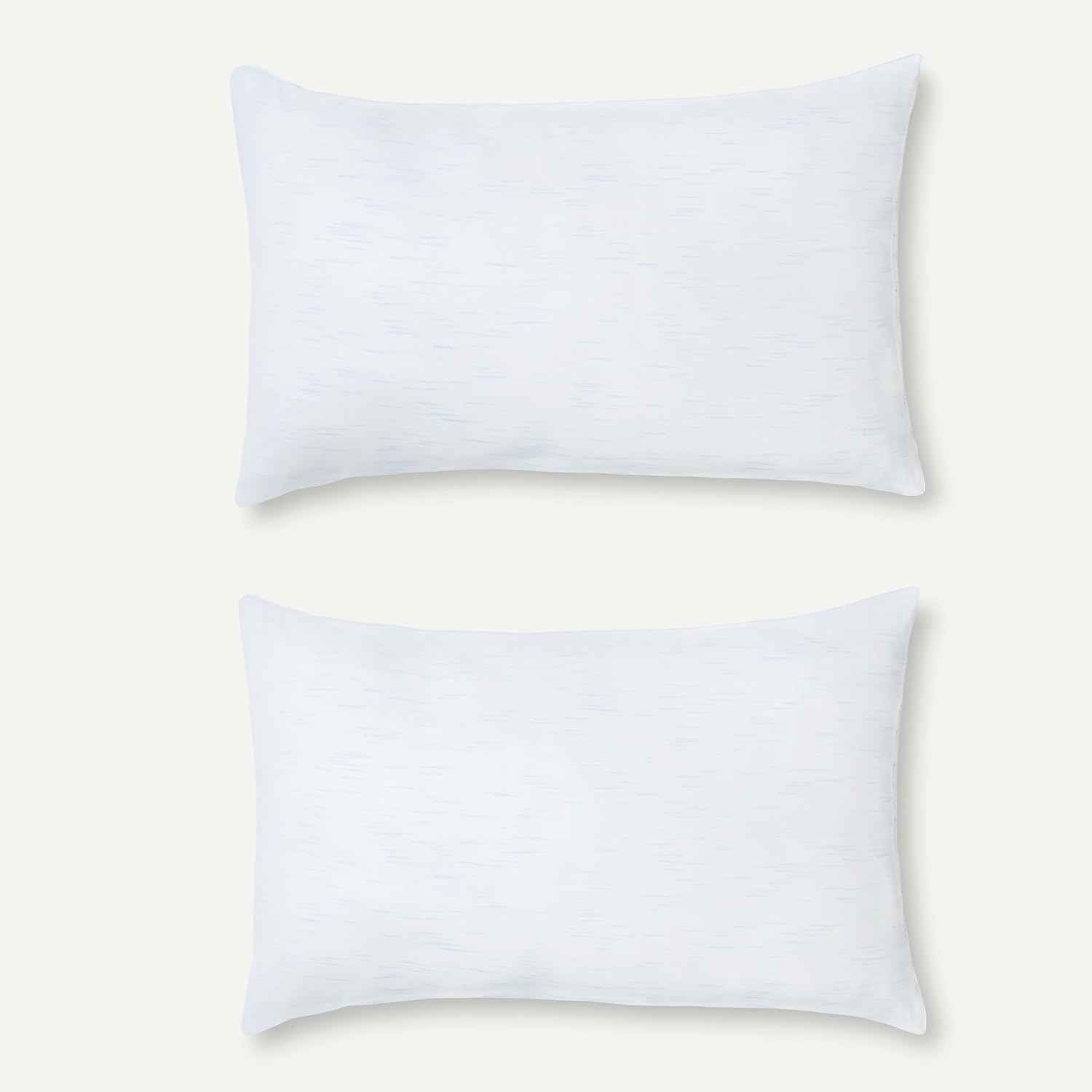 Amazon Basics Cool to Touch Bed Pillow with Hypoallergenic Down-Alternative Fill,Medium for Back Sleepers, Standard, 20" x 26",2 Pack - Image 4