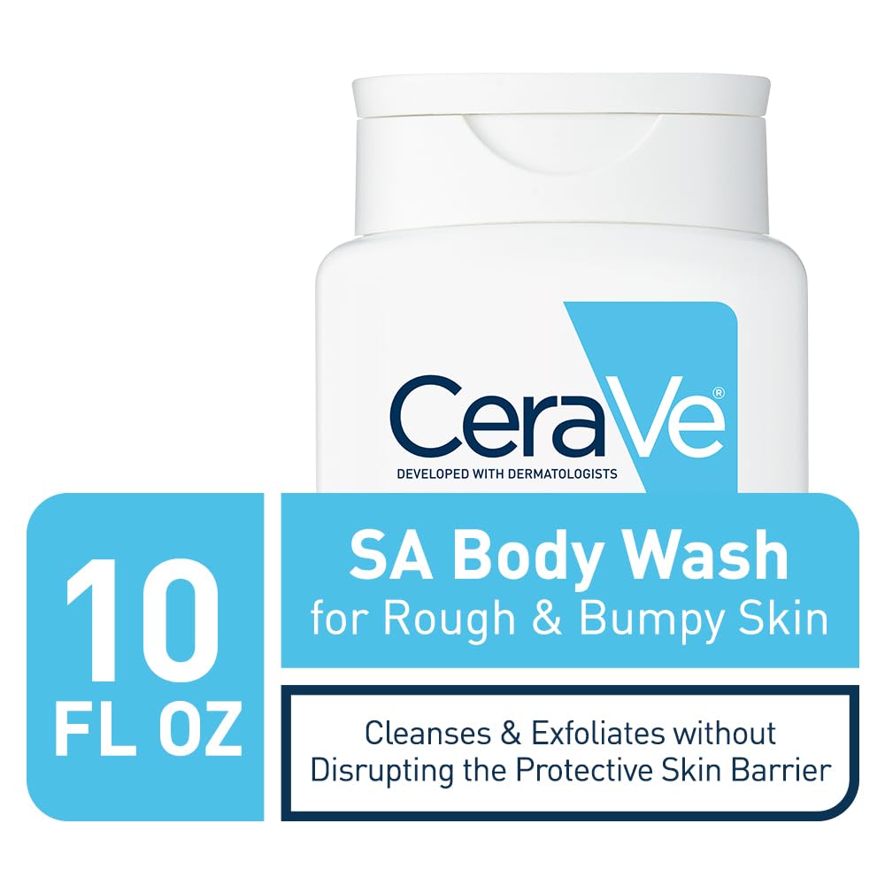 CeraVe Salicylic Acid Body Wash, Exfoliates Rough and Bumpy Skin, 10oz | Skin Care, Hyaluronic Acid, Niacinamide, Exfoliating, Dry Skin, Rough and Bumpy Skin, Hydrating, Gentle Exfoliation - Image 2