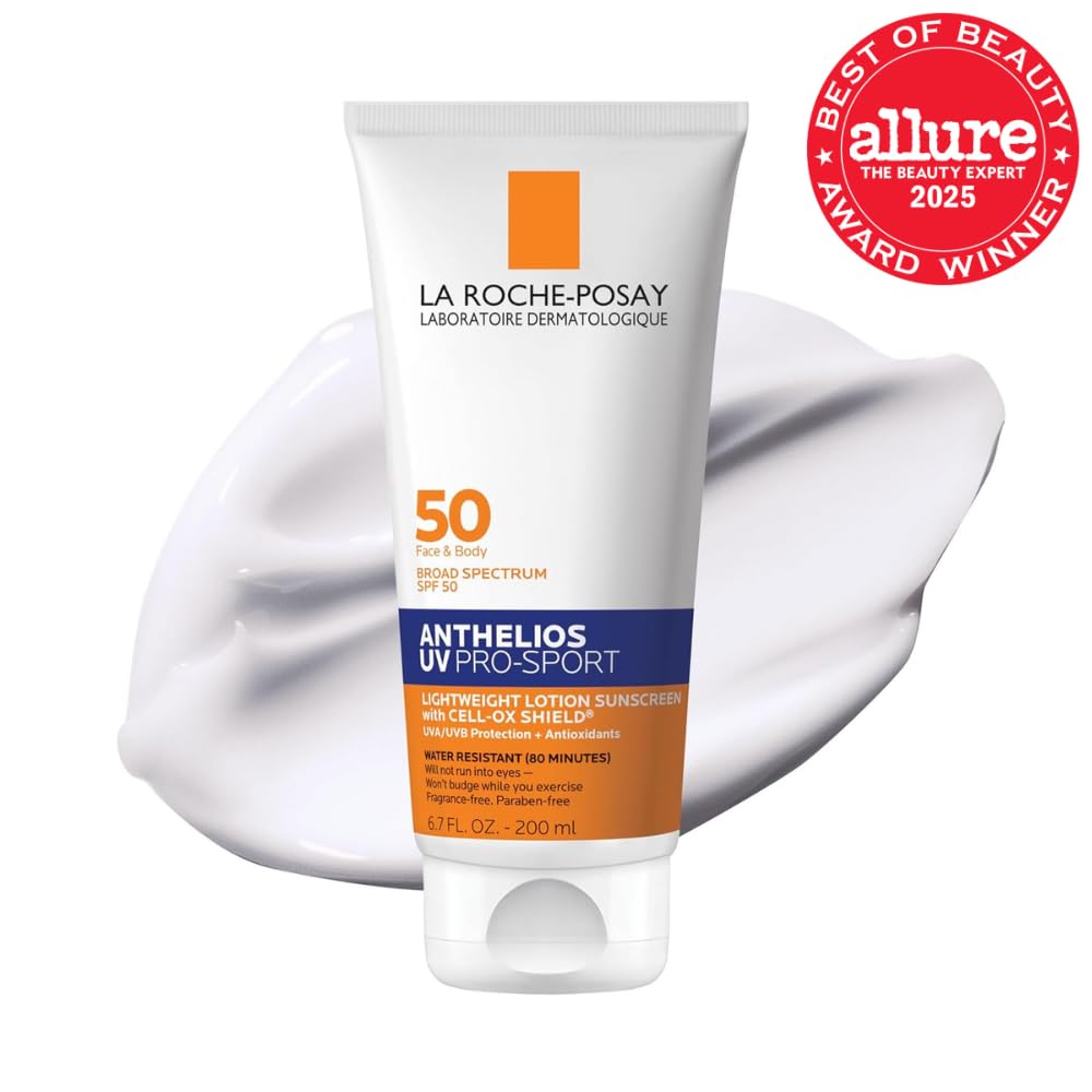 La Roche-Posay Anthelios UV Pro-Sport Sunscreen for Face & Body, Water & Sweat Resistant, Invisible Broad Spectrum Sunscreen, Lightweight & Breathable Skin Sun Protection - Image 2