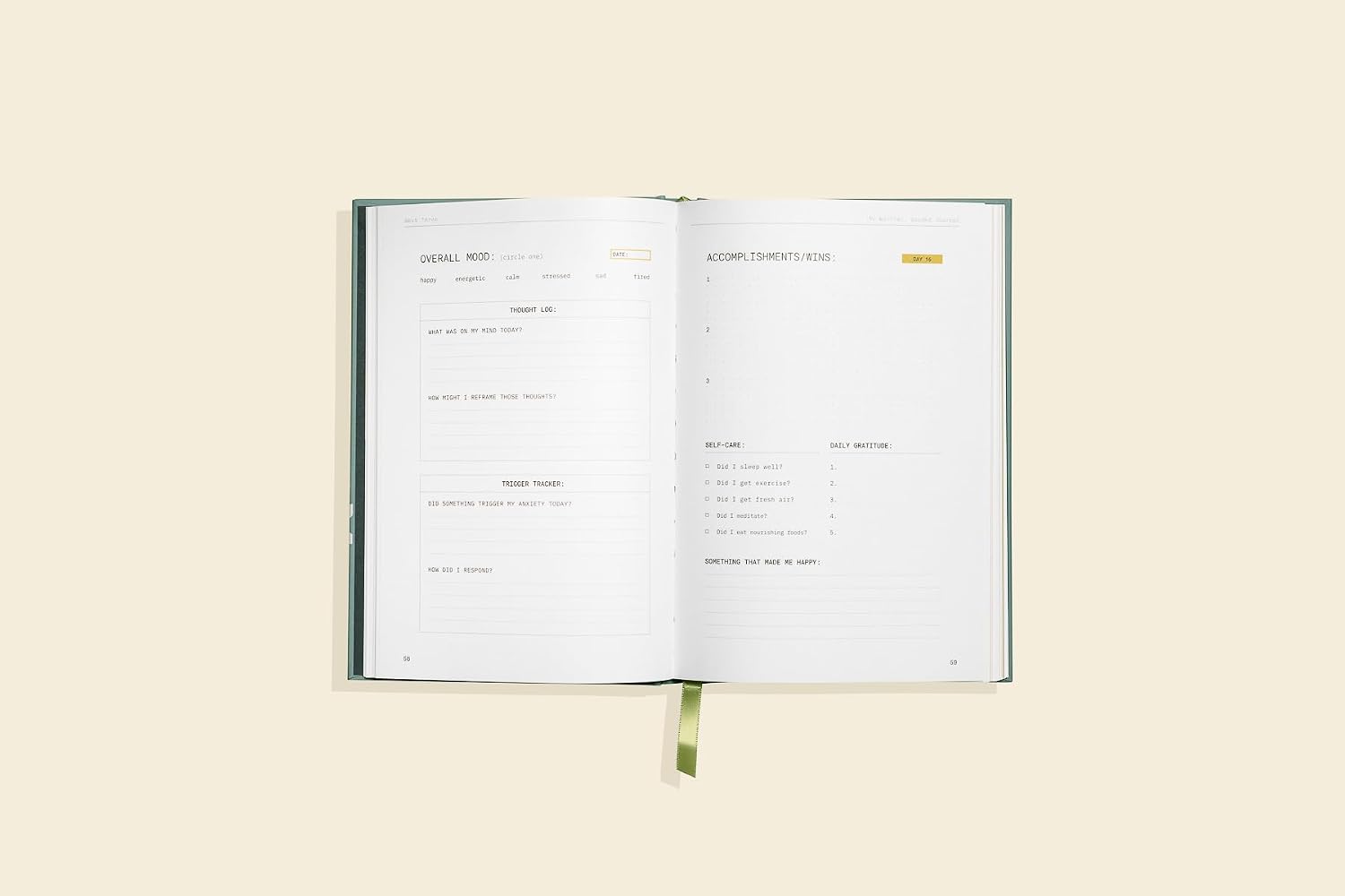 No Worries: A Guided Journal to Help You Calm Anxiety, Relieve Stress, and Practice Positive Thinking Each Day - Image 4
