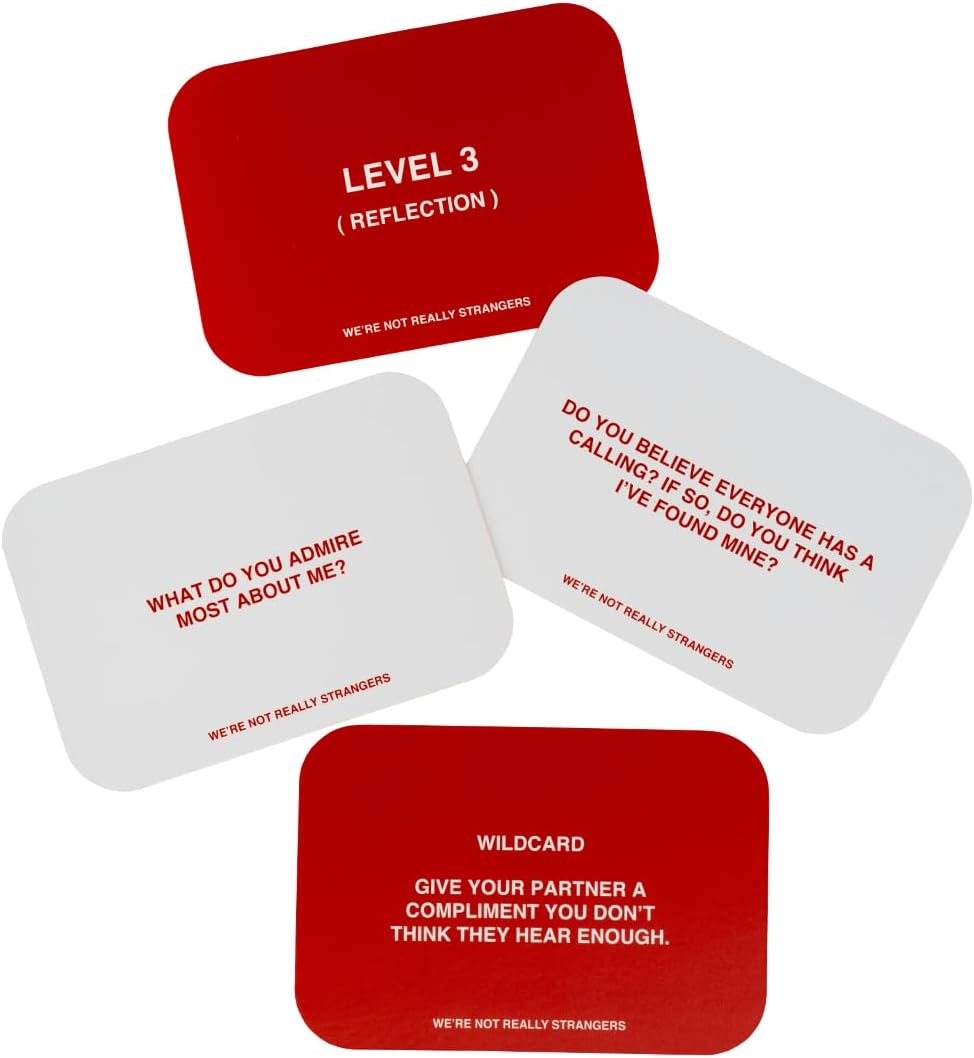 WE'RE NOT REALLY STRANGERS Card Game, Conversation Card Game for Adults | 150 Cards for Adults, Teens, Couples, & Strangers - Icebreaker Questions for Game Night or Date Night, Ages 15+, 2-6 Players - Image 7