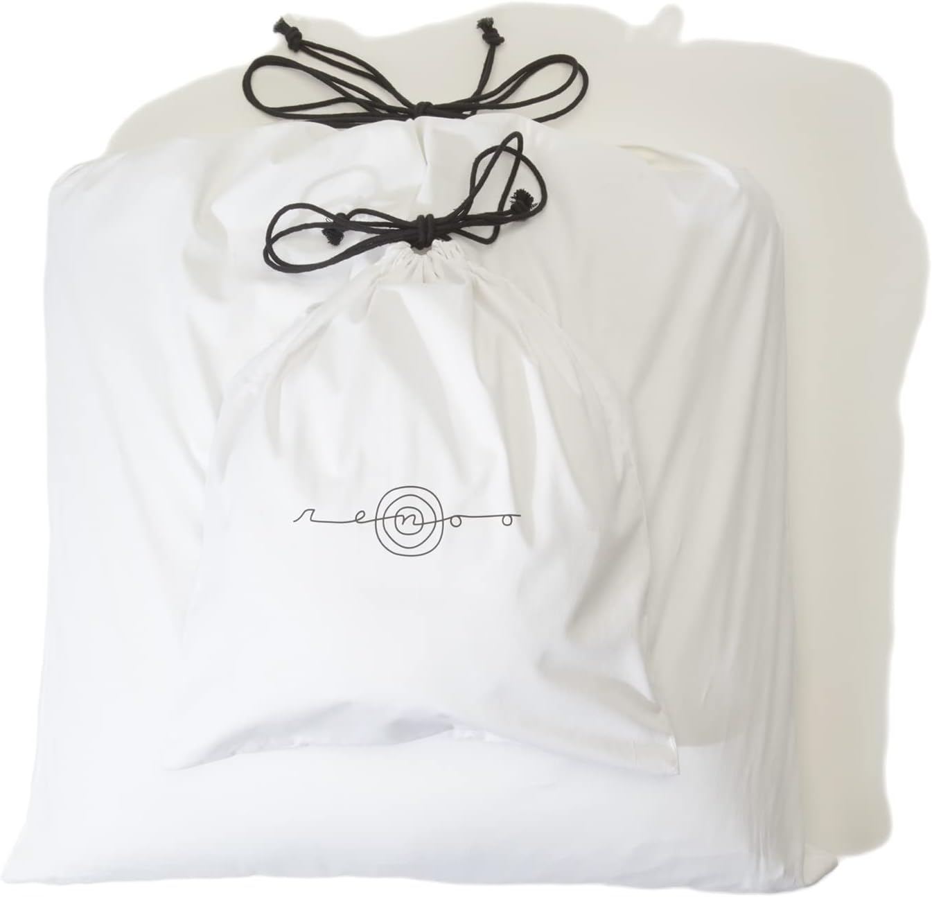 renoo Meditation Cushion Set - Zafu Meditation Pillow and Zabuton Floor Cushion - Adjustable Organic Buckwheat and Cotton Fill - GOTS Certified Cotton Washable Covers - 30x30x10 - Multiple Colors - Image 2