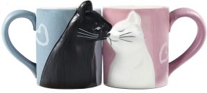 Couple Gifts Cute Kissing Cat Mug M...