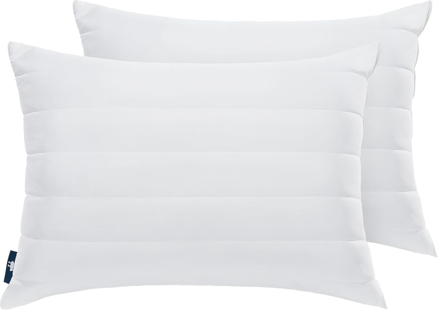 Serta Down Illusion Balanced Support Cooling Pillows,Standard/Queen(2 Pack) | Down alternative fill and cooling cover offer soft comfort for every sleep position, hypoallergenic and machine washable - Image 2