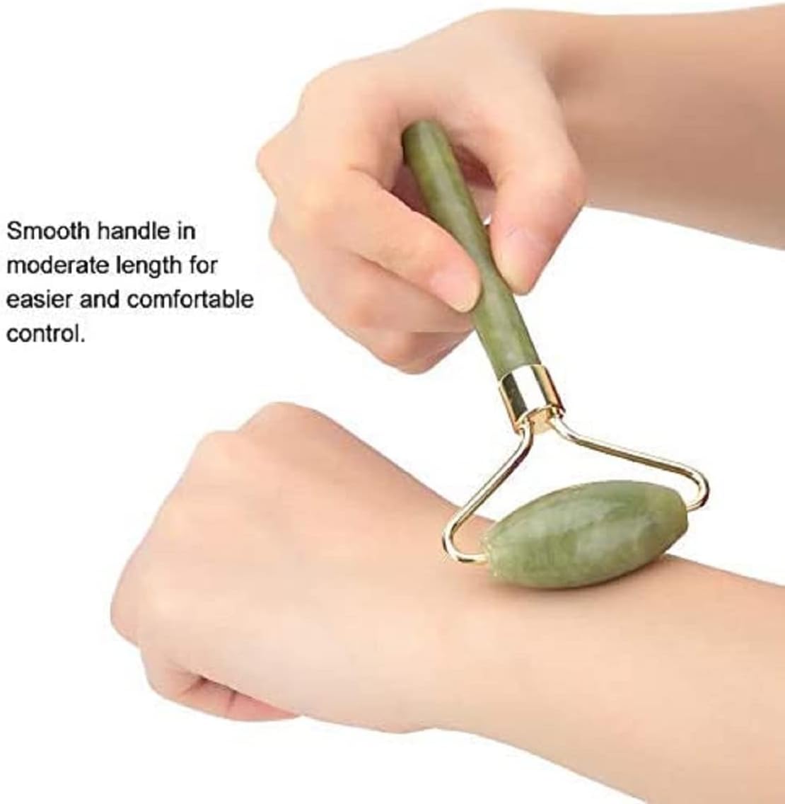 Jade Roller & Gua Sha Set 5 in 1 Facial Massager Tools - Jade Gua Sha Facial Massager Set with Roller for Face Sculpting & Skin Care | Jade Gua Sha Facial Massager Set with Roller for Face Sculpting & Skin Care - Image 6