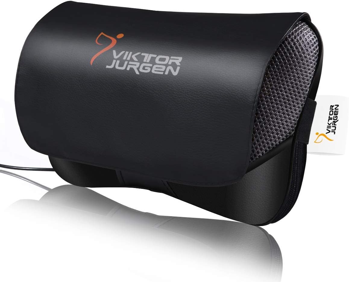 VIKTOR JURGEN Shiatsu Back Massager with Heat, Deep Tissue for Pain Relief | Electric 3D Kneading Massage Pillow for Neck, Shoulder, Back, Christmas Women Gifts for Men Dad Mom Wife Her (NOT Cordless) - Image 2