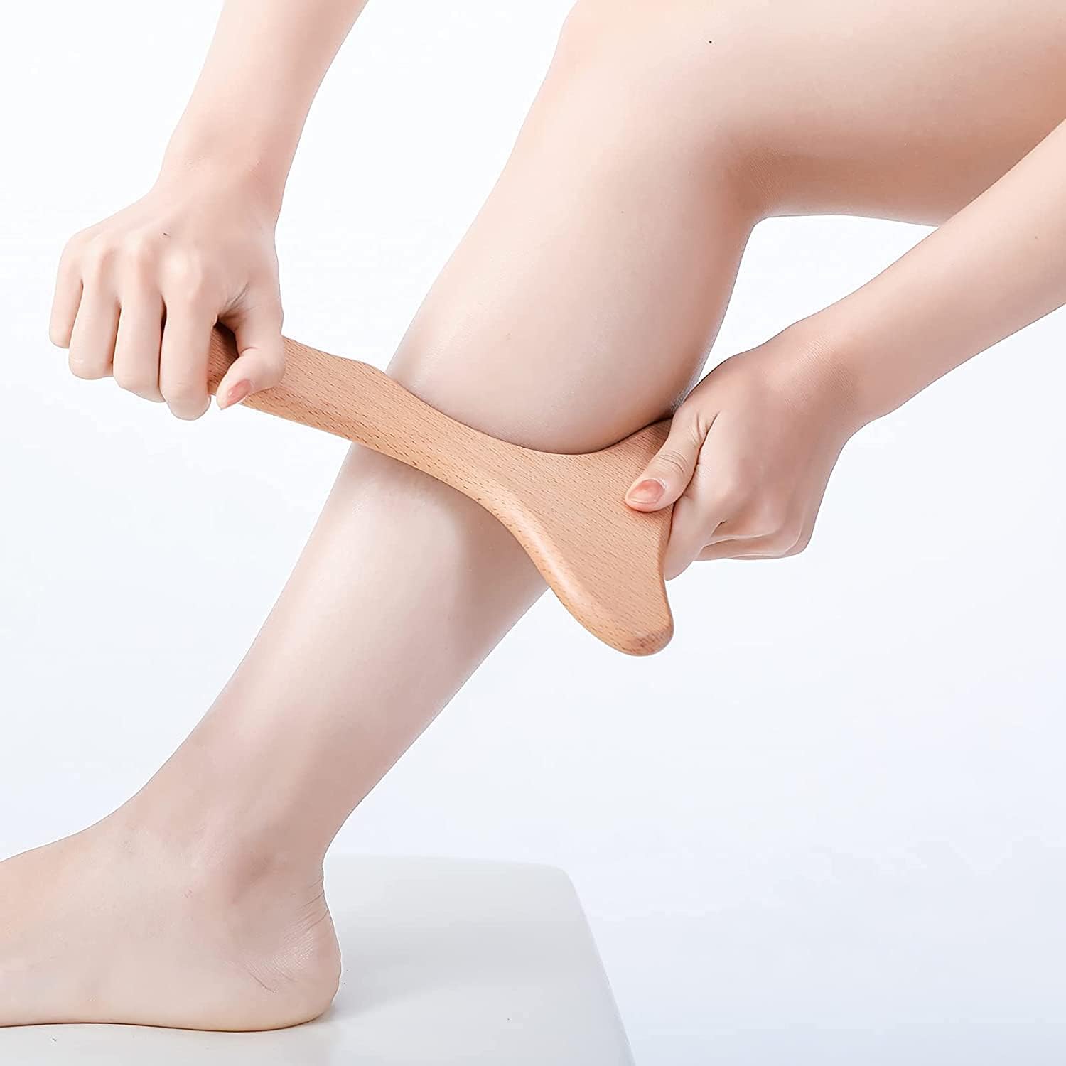 Komogir Wood Therapy Massage Tool Wooden Lymphatic Drainage Massager Body Sculpting Tools for Maderoterapy,Gua Sha,Muscle Release-11 * 6inches - Image 5