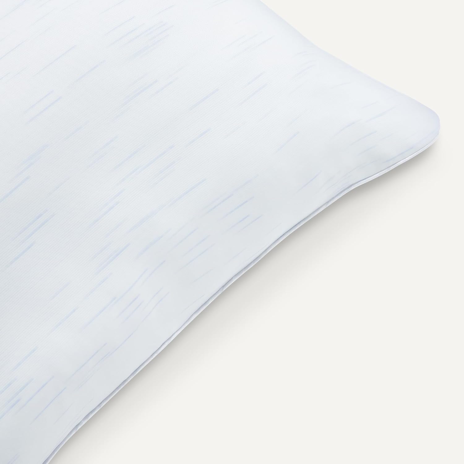 Amazon Basics Cool to Touch Bed Pillow with Hypoallergenic Down-Alternative Fill,Medium for Back Sleepers, Standard, 20" x 26",2 Pack - Image 3