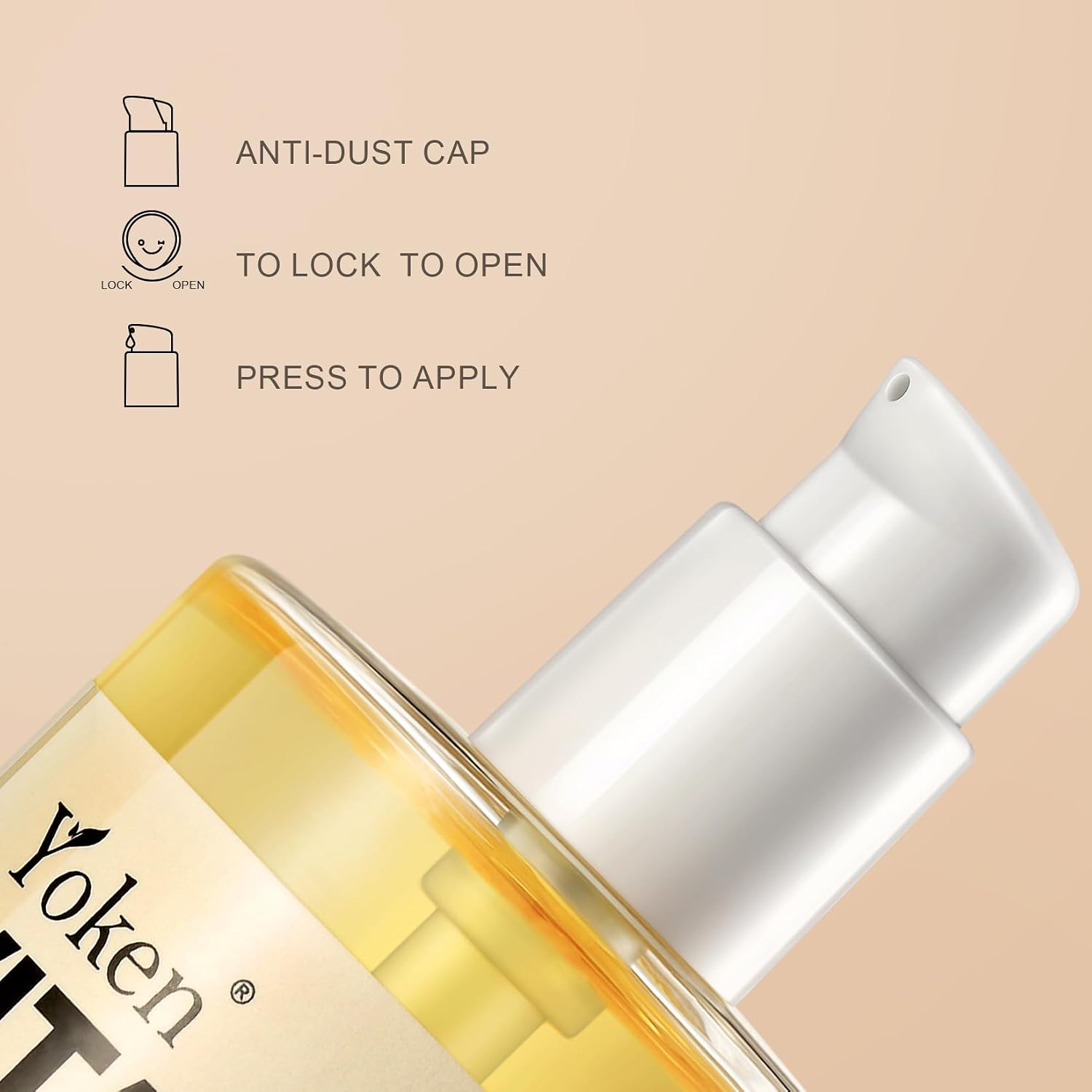 Yoken Vitamin E Oil for Skin Face Body 8 Oz Cold Pressed Vitamine Body oils | Pure D-Alpha Tocopherol Liquid Nails Vit e Women Moisturizing Dry Skin Unscented Carrier Oil Hydrate Hexane Free After Shower - Image 4