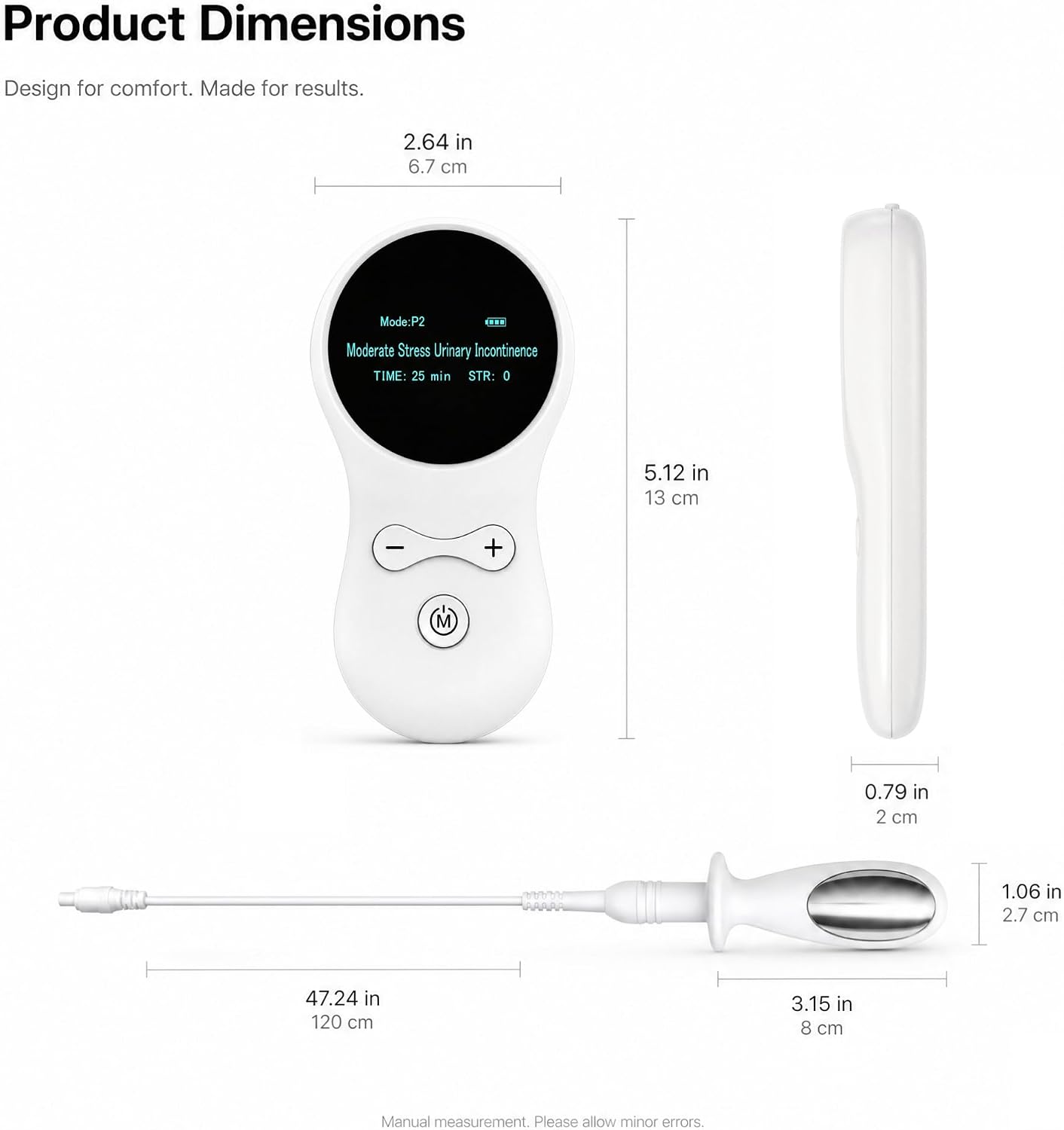 Pelvic Floor Rehabilitation Therapy Device for Women, Smart Kegel Exerciser, 4 Modes & 50 Intensity Levels, Rechargeable Pelvic Floor Muscle Trainer for Stress & Urge Urinary Incontinence, Auto Timer | FDA-Cleared Pelvic Floor Rehabilitation Device - Image 9