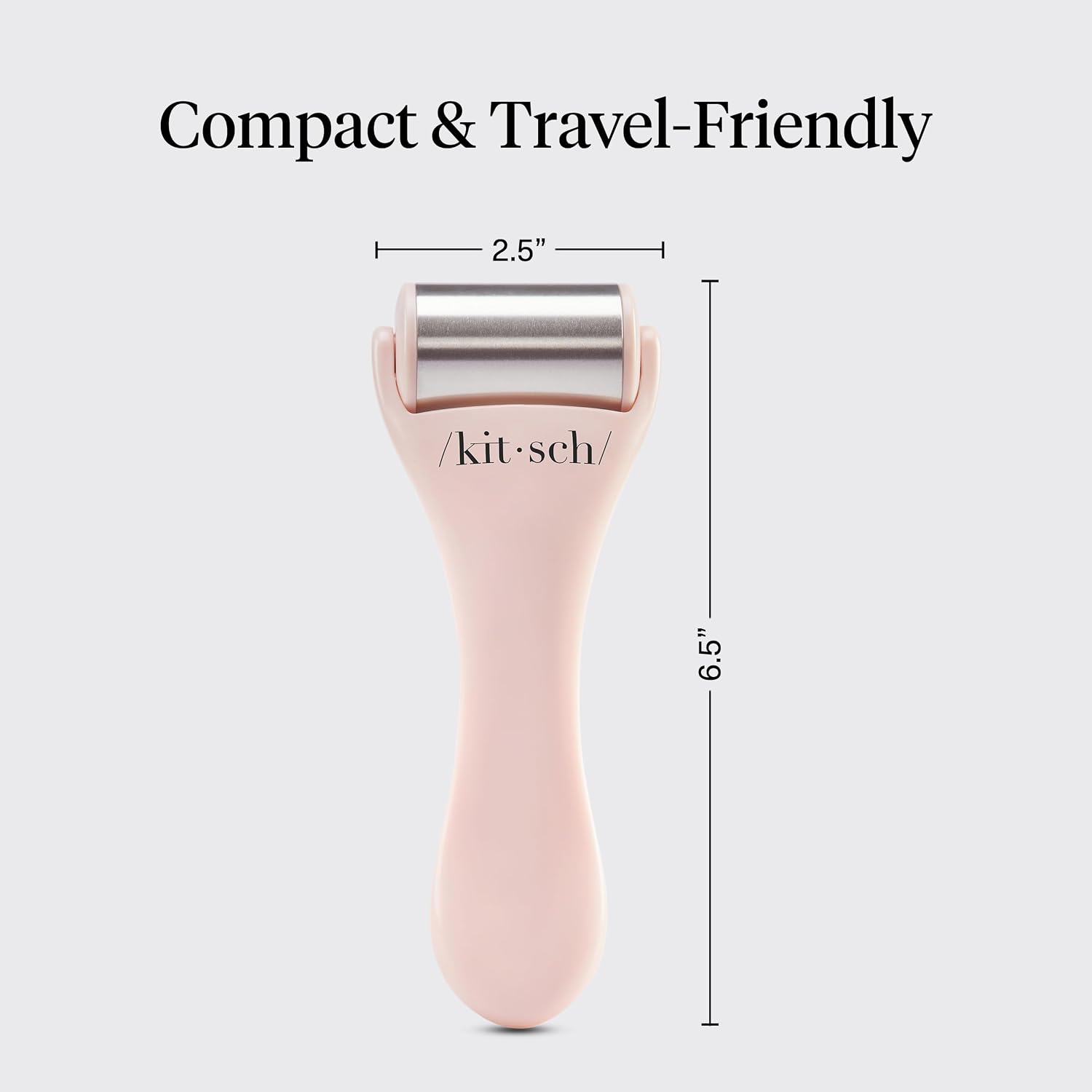 Kitsch Ice Roller for Face – Cooling Face Rollers for Women & Men - Pink | Stainless Steel Ice Face Roller to Reduce Puffiness, Redness & Headaches – Cooling Ice Roller for Face Women for Skin Care - Image 5