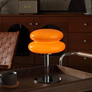 Glivpny Mushroom Table Lamp, Mid Ce...