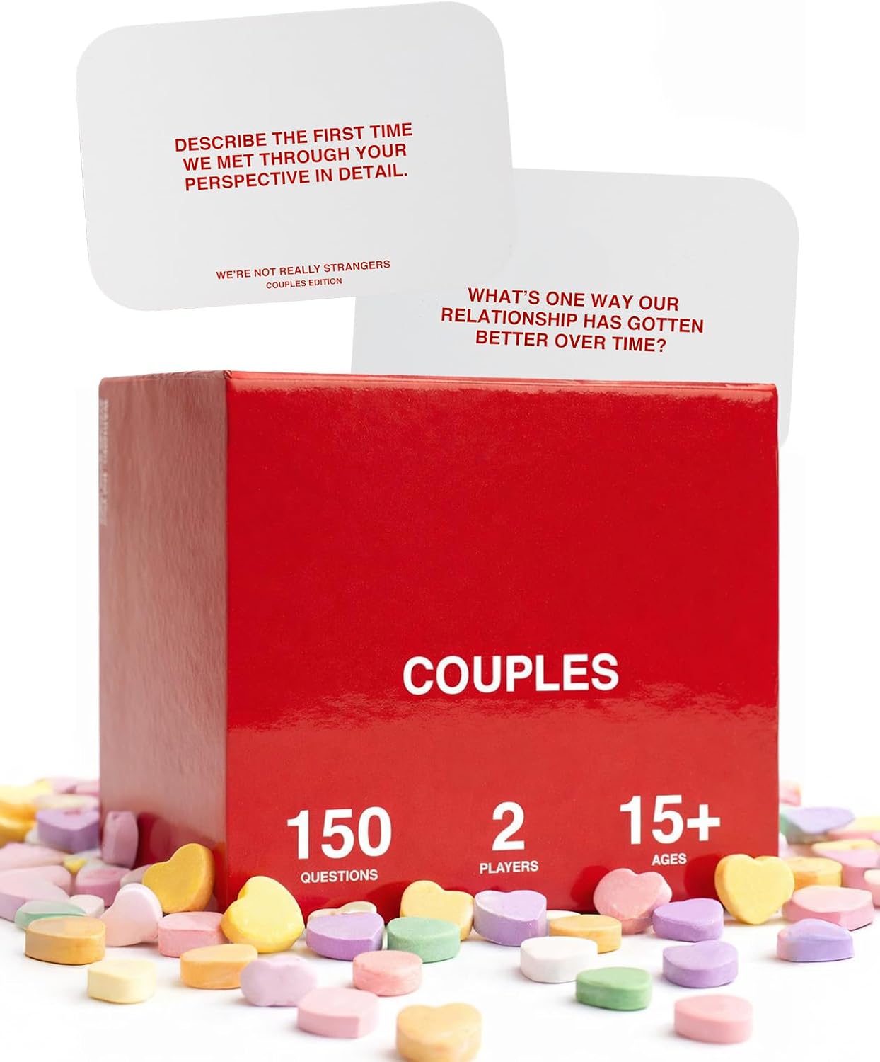 WE'RE NOT REALLY STRANGERS Couples Edition, Conversation Card Game | 150 Conversation Cards for Couples, Couples Card Game for Memorable Date Nights & Game Nights, Ages 15+, 2 Players - Image 5