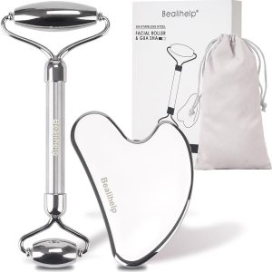 Bealihelp Face Roller and Gua Sha, ...