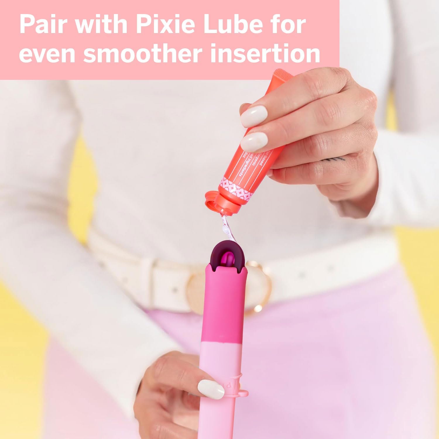 Pixie Menstrual Disc Applicator for Feminine Care - Inserts Like A Tampon - Every Woman Can Now Use Period Discs - Perfect for Long Nails - Self Sanitizer TPE Properties (Disc Applicator) - Image 8