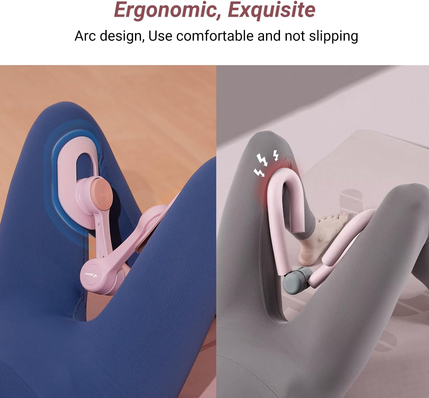 MERACH Pelvic Floor Exercise Devices, Thigh Trainer, Inner Thigh Exerciser | Easy Shaping, Quickly Activates Floor Muscles, 360° Rotation and High-Quality Materials, Suitable for Everyone - Image 5