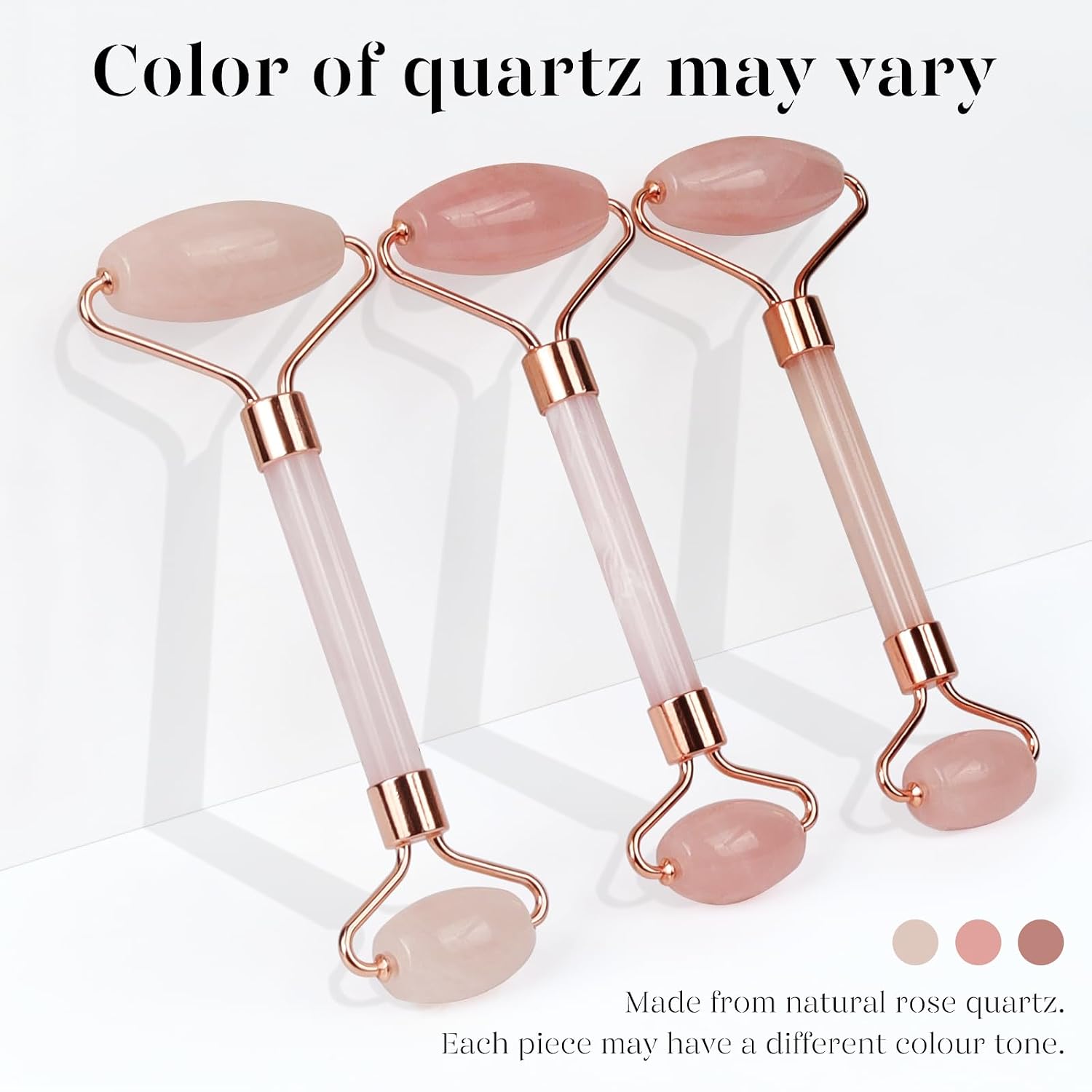 BAIMEI IcyMe Rose Quartz Roller & Gua Sha Facial Tool Set for Depuffing | Cooling Face Roller for Lymphatic Massage,Sculpting Tool for Face, Eyes & Neck, Skin Care Gifts for Women,Spa & Travel Use - Image 9