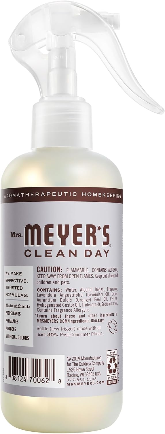 MRS. MEYER'S CLEAN DAY Room Spray, Lavender Scent, 8 Fl Oz Bottle - Image 2