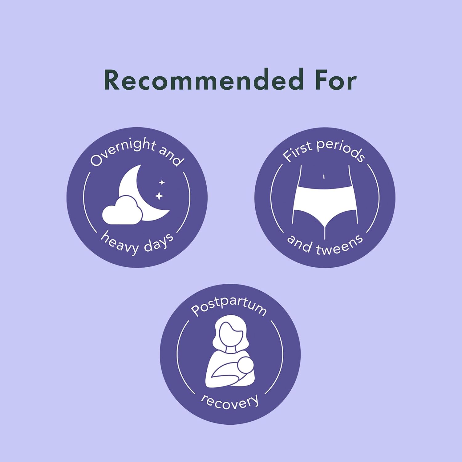 Rael Disposable Period Underwear, Organic Cotton Cover (Size S-M, 20 Ct) | Leak Locker, Unscented, Extended Coverage for Women, Period Essentials, Postpartum Essentials, Feminine Care - Image 8