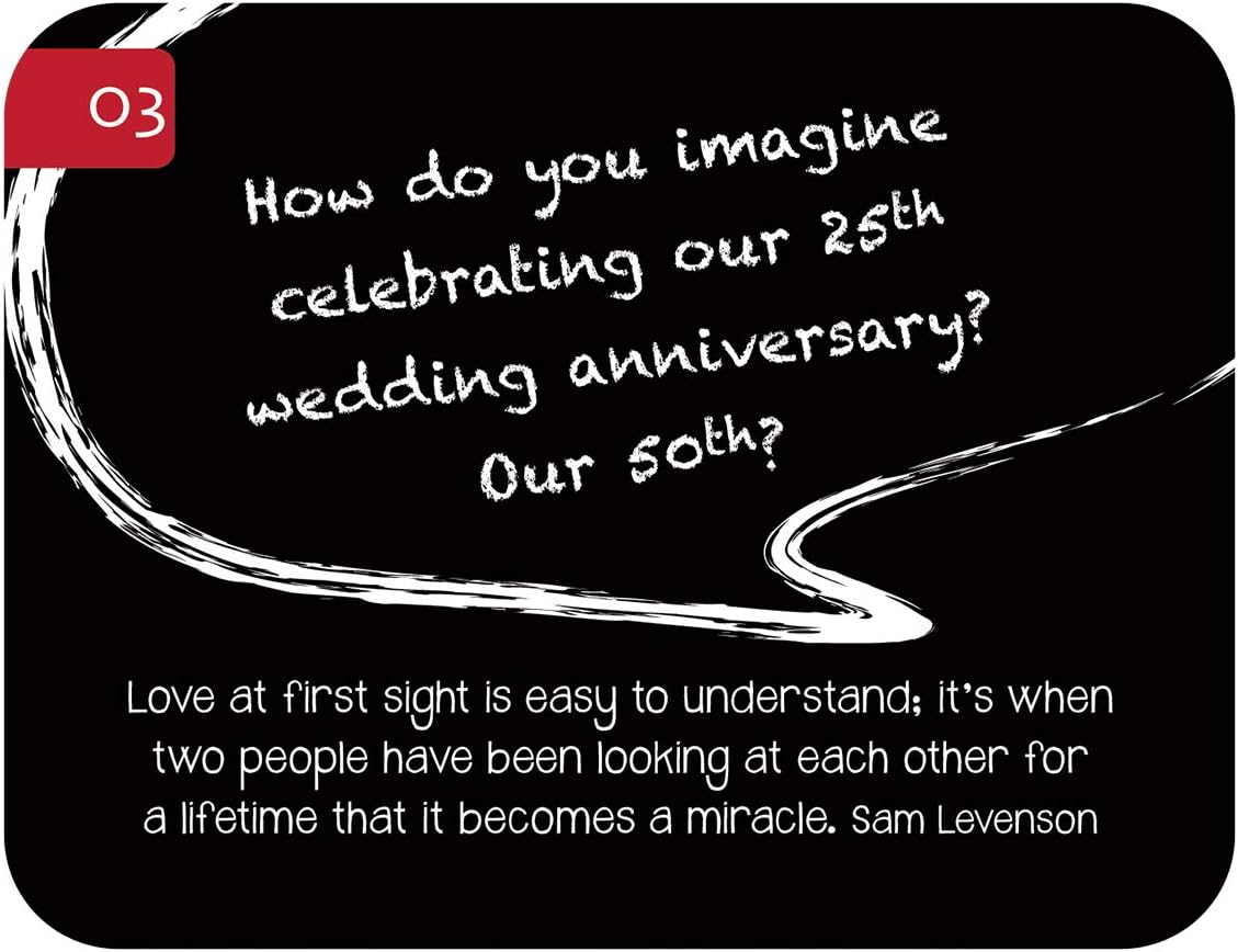 Christian Art Gifts 88 Great Conversation Starters for Husbands and Wives “ Romantic Card Game for Married Couples “ Christian Games, Communication & Marriage Help, Fun Anniversary or Wedding Gifts - Image 7