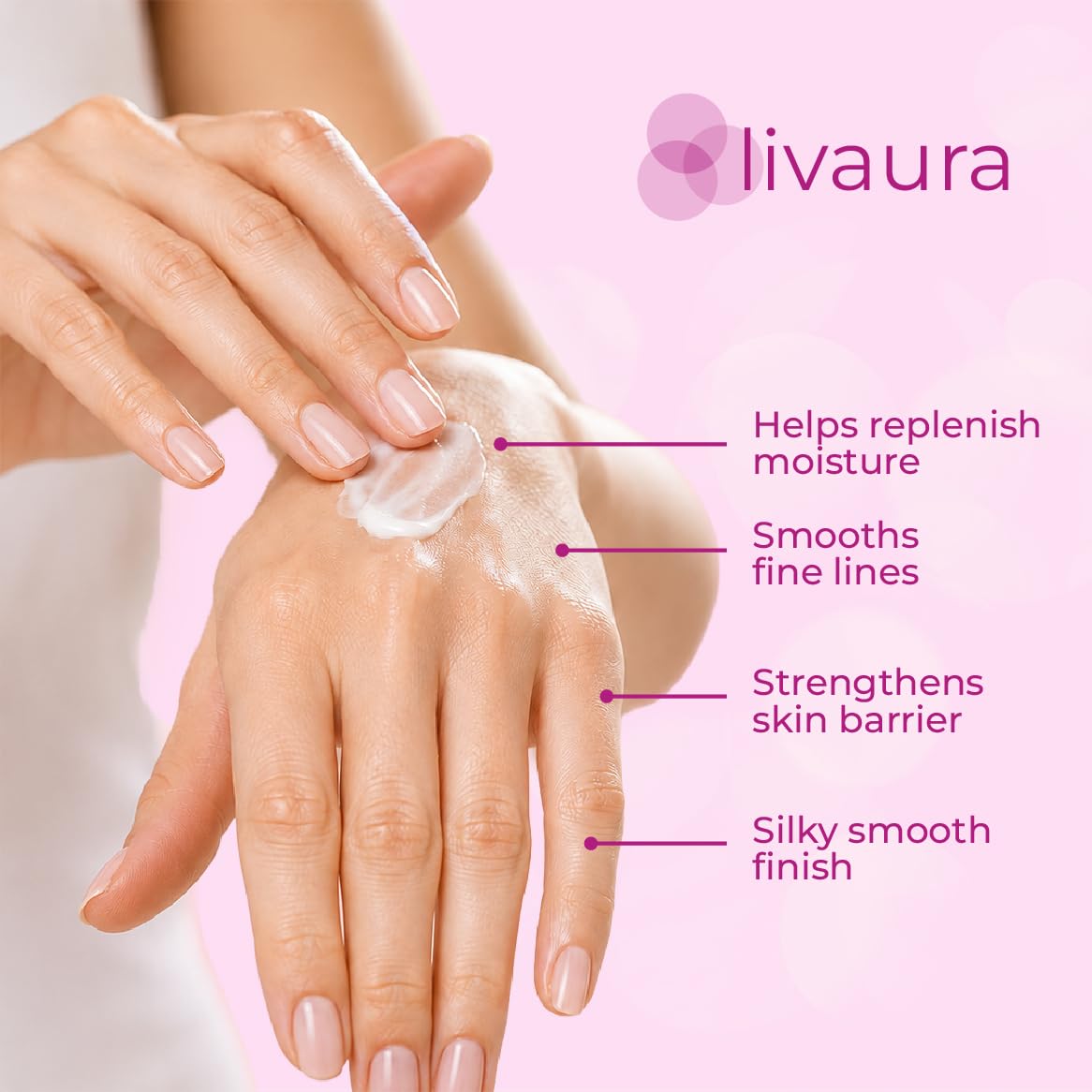 LIVAURA Retinol Anti Aging Hand Cream for Women - Hand Lotion, Dry Hands | Retinol hand cream for very dry cracked hands - non greasy, fast absorbing, smooths crepey skin and age spots - Image 7