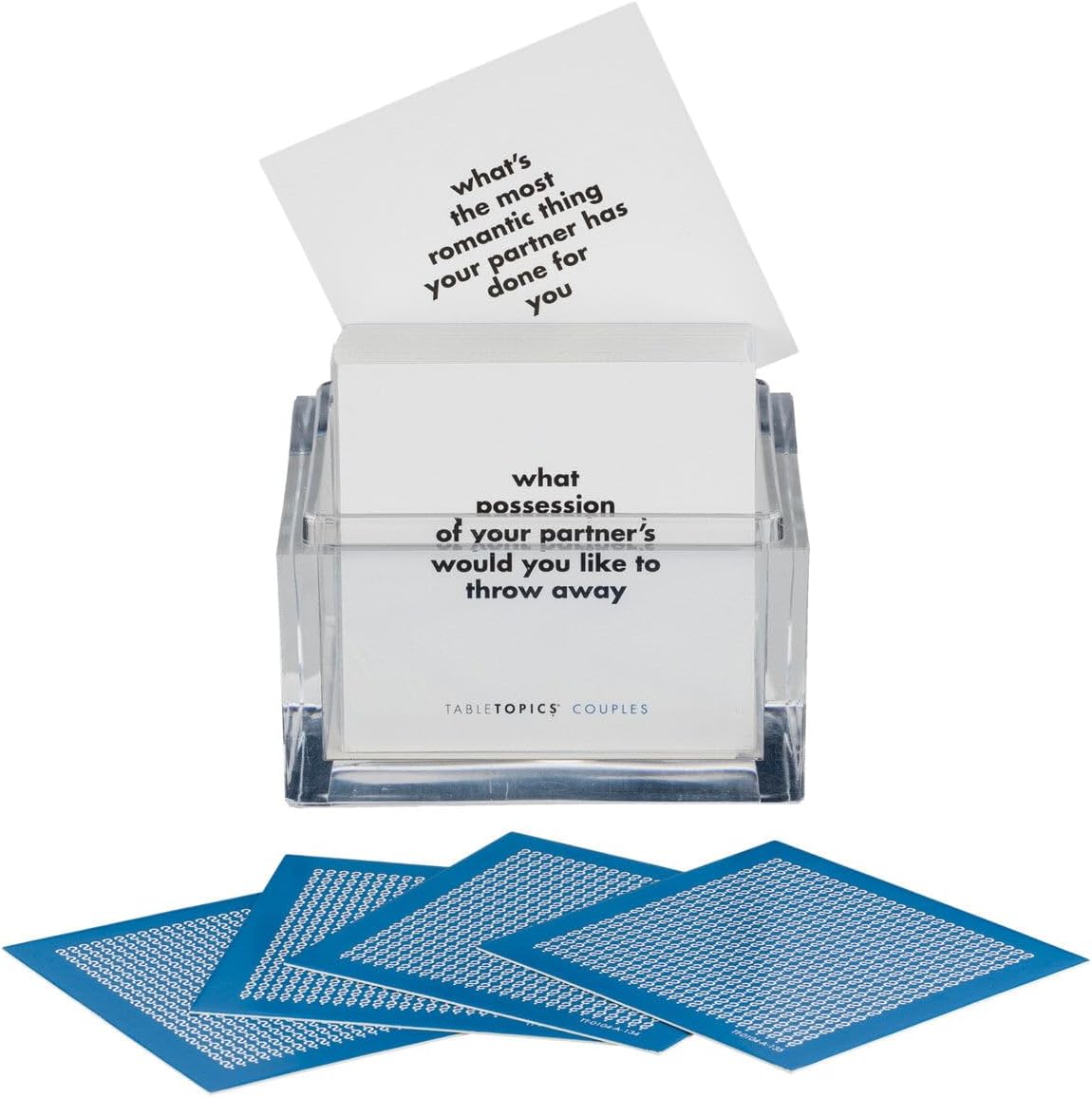 TableTopics Couples Conversation Starter Card Game for Romantic Partners - 135 Questions for Date Nights, Reconnecting, & Strengthening the Relationship, Gift for Couples, Weddings, Anniversaries - Image 2
