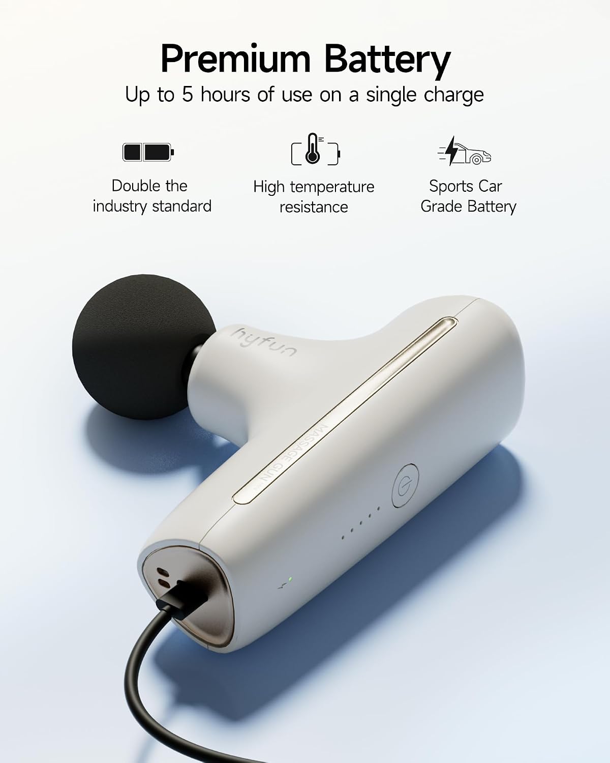 Super Mini Massage Gun, Travel Handheld Massager for Muscle Recovery | Ultra-Compact Design, Deep Tissue Percussion Massager, Men & Women Soreness Relief, Home, Gym, Office, FSA Eligible HSA - Image 3