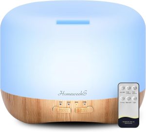 Homeweeks Essential Oil Diffuser fo...
