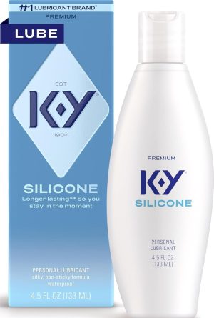 K-Y Silicone Lube, Premium Personal...