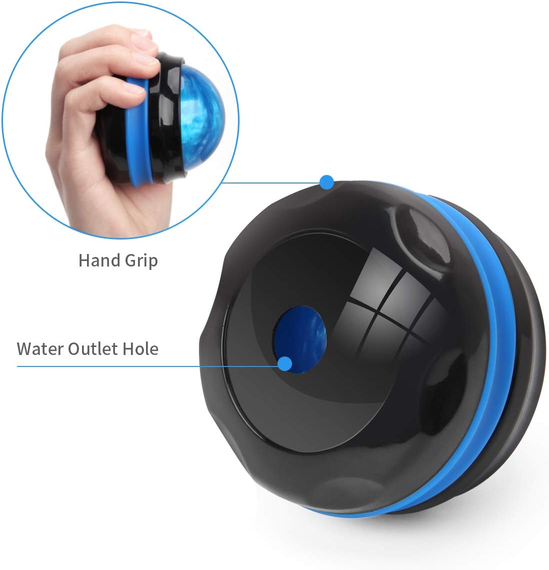 Coolrunner Massage Ball, 2-Pack Handheld Manual Roller Massager | Self Massage Therapy and Relax Full Body Tools, For Sore Muscles, Shoulders, Neck, Arms, Legs, Back, Foot, Body - Image 3