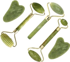 Jade Roller & Gua Sha Set 5 in...