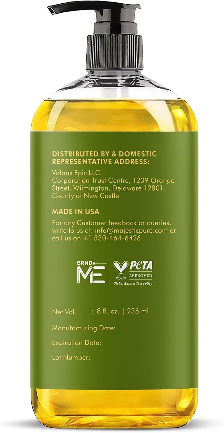 Majestic Pure Arnica Massage Oil, Relaxing Body Oil, 8 Fl Oz | 100% Natural Oil Ideal for post-workout body rubs; smooth glide absorbs fast, leaves skin soft, hydrated, never greasy. - Image 9
