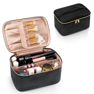 Makeup Bag, Portable Cosmetic Bag B...