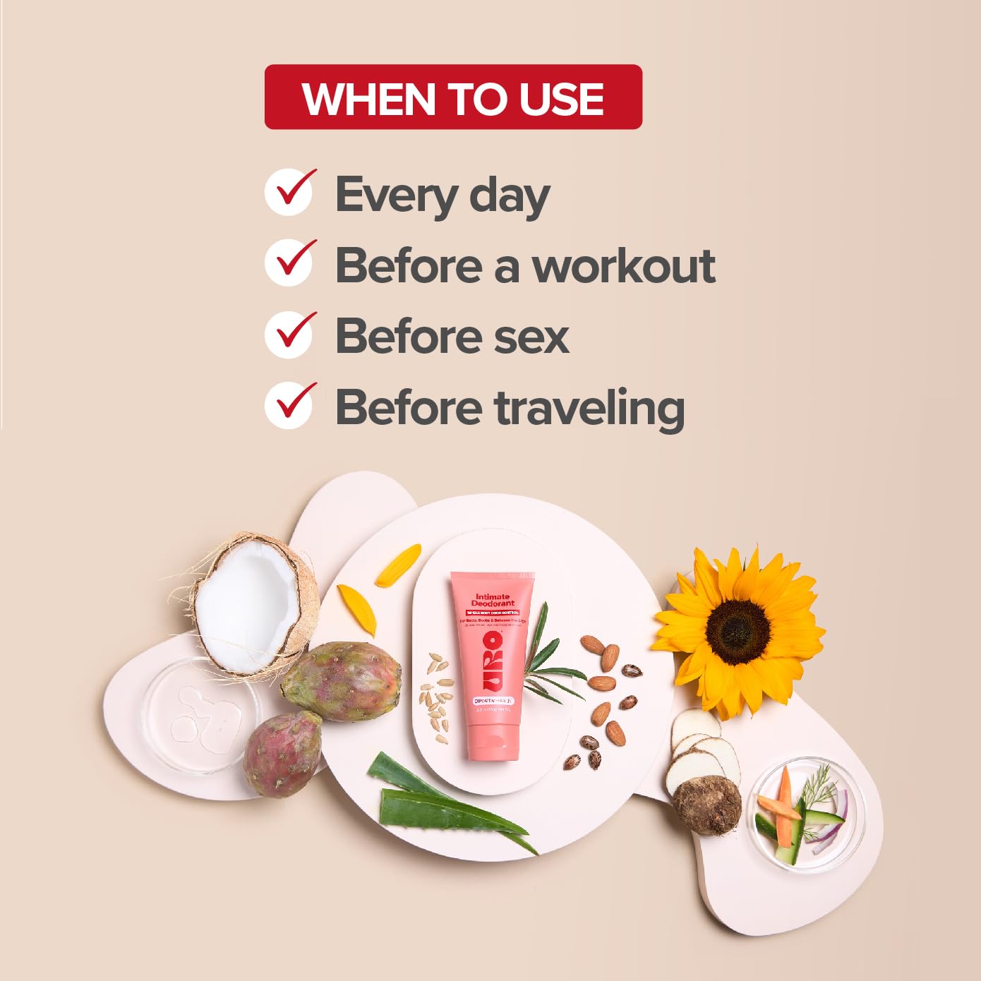 URO Intimate Deodorant – Aluminum Free, Odor & Chafing Control – 3 Oz - Image 5