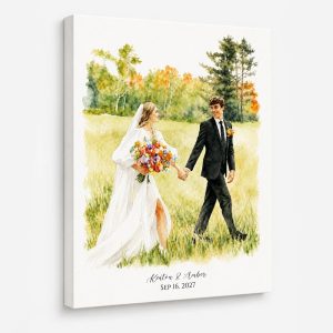 Noni Custom Watercolor Couple Portr...